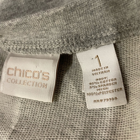 NWOT Chicos Sequined Sweatshirt - Picture 5 of 5